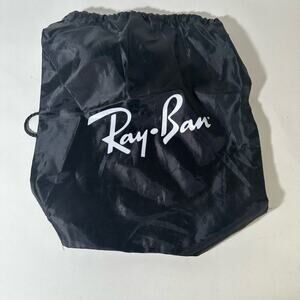 Ray-Ban Black Lightweight Drawstring Bag